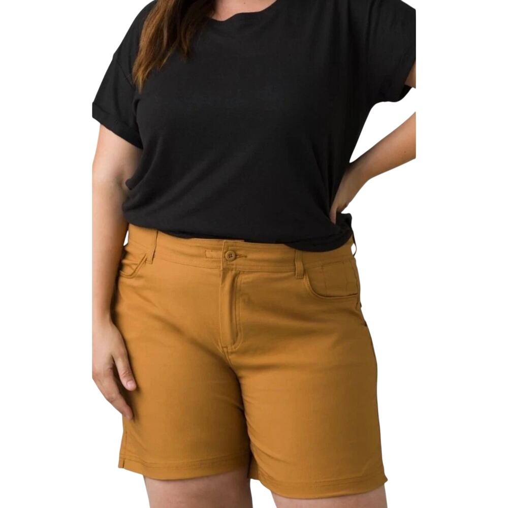 Prana Halle Plus II Shorts, Earthbound Hiking Outdoor, Plus Size 22W, NWT